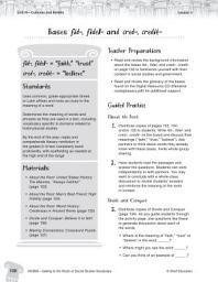 Icon image Content-Area Vocabulary Social Studies--Bases fid-, fidel- and cred-, credit-