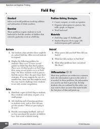 Icon image Operations and Algebraic Thinking Leveled Problems: Word Problems