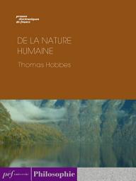 Icon image De la nature humaine