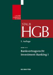 Icon image Bankvertragsrecht: Investment Banking II, Ausgabe 5