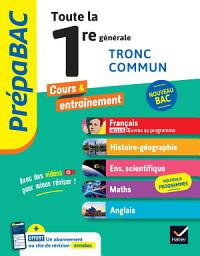Icon image Prépabac - Toute la 1re générale (tronc commun) - Bac 2027 (toutes les matières): Français, Histoire-Géographie, Enseignement scientifique & maths, Anglais