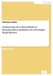 Icon image Optimierung der Arbeitsabläufe in Steuerkanzleien im Rahmen der derzeitigen Möglichkeiten