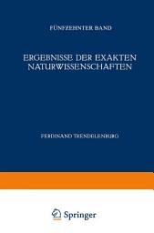 Icon image Ergebnisse der Exakten Naturwissenschaften: Fünfzehnter Band