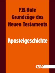 Icon image Grundzüge des Neuen Testaments - Apostelgeschichte