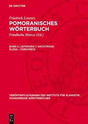 Icon image Nachträge: šlȯdz – žv́irov́išče