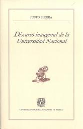 Icon image Discurso inaugural de la Universidad Nacional
