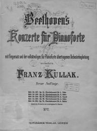 Icon image Konzerte fur Pianoforte mit Fingersatz und der vollstandigen fur pianoforte ubertragen Orchesterbegleitung vers. v. F. Kullak