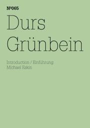Icon image Durs Grünbein: Aus der Traum (Kartei)(dOCUMENTA (13): 100 Notes - 100 Thoughts, 100 Notizen - 100 Gedanken # 065)