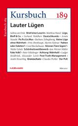 Icon image Kursbuch 189: Lauter Lügen