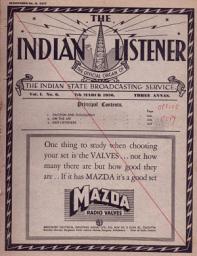 Icon image THE INDIAN LISTENER: Vol. I. No. 6. (7th MARCH 1936)