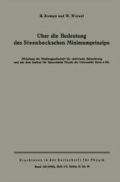 Icon image Über die Bedeutung des Steenbeckschen Minimumprinzips