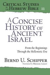 Icon image A Concise History of Ancient Israel: From the Beginnings Through the Hellenistic Era