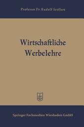 Icon image Wirtschaftliche Werbelehre: Ausgabe 4
