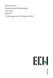 Icon image Vorlesungen und Vorträge zu Kant