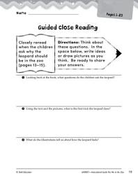 Icon image Put Me in the Zoo Close Reading and Text-Dependent Questions