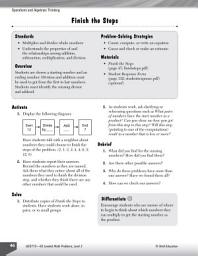 Icon image Operations and Algebraic Thinking Leveled Problems: Divisors and Addends: Divisors and Addends