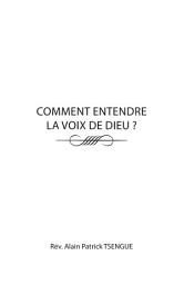Icon image Comment entendre la voix de Dieu