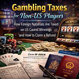 Icon image Gambling Taxes for Non-US Players: How Foreign Nationals Are Taxed on US Casino Winnings and How to Claim a Refund