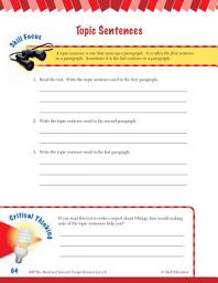 Icon image Read & Succeed Comprehension Level 6: Topic Sentences Passages and Questions