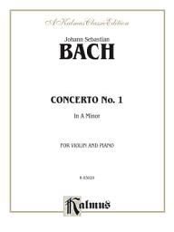 Icon image Violin Concerto in A Minor: For Violin and Piano