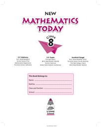 Icon image New Mathematics Today Class 8