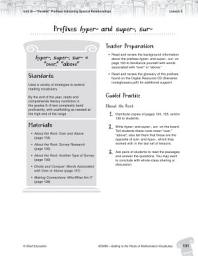 Icon image Content-Area Vocabulary Mathematics--Prefixes hyper- and super-, sur-