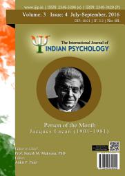 Icon image The International Journal of Indian Psychology, Volume 3, Issue 4, No. 68