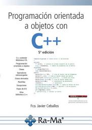 Icon image Programación orientada a objetos con C++, 5ª edición.