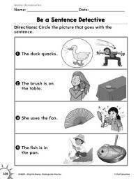 Icon image Reading Informational Text: Matching Pictures and Sentences Practice