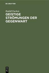 Icon image Geistige Strömungen der Gegenwart: Ausgabe 3