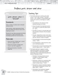 Icon image Content-Area Vocabulary Level 5--Prefixes peri-, circum-, and circu-