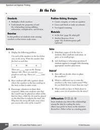 Icon image Operations and Algebraic Thinking Leveled Problems: Complete the Math Story: Complete the Math Story