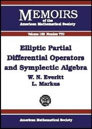 Icon image Elliptic Partial Differential Operators and Symplectic Algebra