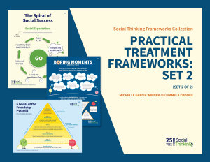 Icon image Core Practical Treatment Frameworks: Set 2: 13 Visual Teaching Scaffolds to Assess Student Social Emotional Needs and Get Started Teaching