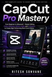 Icon image CapCut Pro Mastery: From Beginner to Advanced — Master Editing, Hooks, Retention, Motion, Audio, and AI Systems to Create High-Performing Short-Form Videos