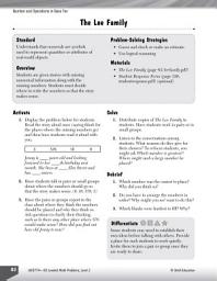 Icon image Number and Operations in Base Ten Leveled Problems: Create a Story With Numbers.