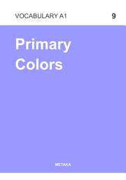 Icon image Kosakata Bahasa Inggris Pemula (Vocabulary A1): Entry 09 | Primary Colors