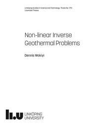 Icon image Non-linear inverse geothermal problems