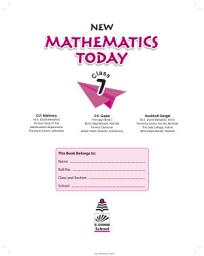 Icon image New Mathematics Today Class 7