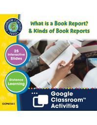 Icon image How to Write a Book Report: What is a Book Report? & Kinds of Book Reports - Google Slides Gr. 5-8