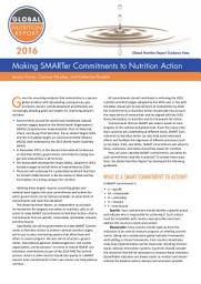 Icon image Making SMARTer commitments to nutrition action: Global nutrition report guidance note