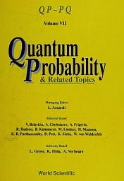 Icon image Quantum Probability and Related Topics: QP — PQ (Volume VII)