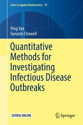 Icon image Quantitative Methods for Investigating Infectious Disease Outbreaks