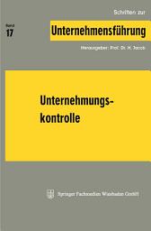 Icon image Unternehmungskontrolle