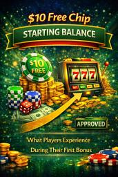 Icon image $10 Free Chip Starting Balance (now what?): What Players Experience During Their First Bonus