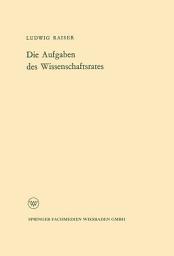 Icon image Die Aufgaben des Wissenschaftsrates