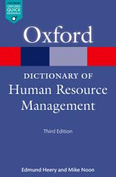 Icon image A Dictionary of Human Resource Management: Edition 3