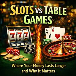 Icon image Online Casino Starter Series: Slots vs Table Games: Where Your Money Lasts Longer and Why It Matters