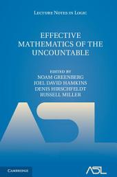Icon image Effective Mathematics of the Uncountable