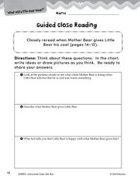 Icon image Little Bear Close Reading and Text-Dependent Questions